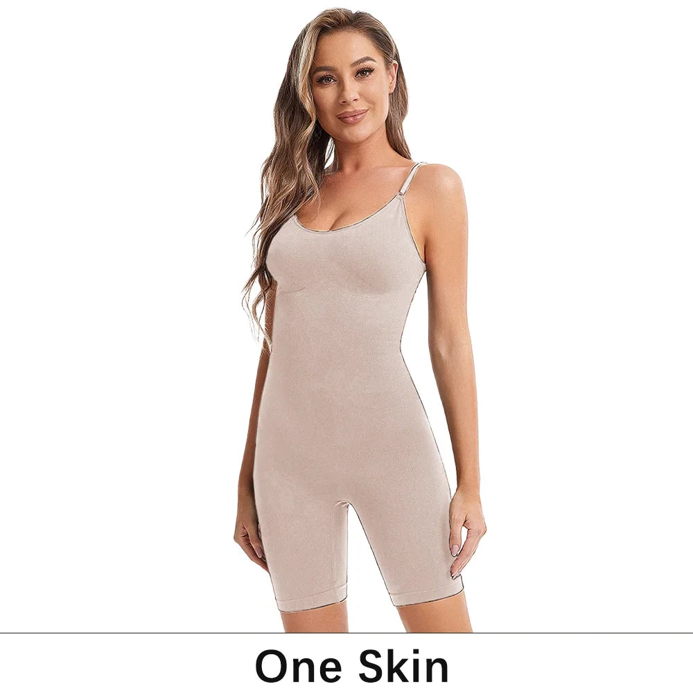 Seamless Bodysuit Compression Open Crotch Shapewear Women Push Up Corset Slimming Butt Lifter Full Body Shaper Slimmer