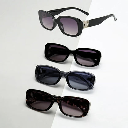 2025 New Rectangle UV400 Sunglasses Trendy and Fashionable Women Eyewear Luxury Small Gafas De Sol Sunglass Female Sun Glasses