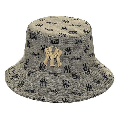 Unisex Letter Embroidery Fisherman Hat Women Summer Versatile Sunscreen Hats Sun Hat Men Trend Bucket Hats