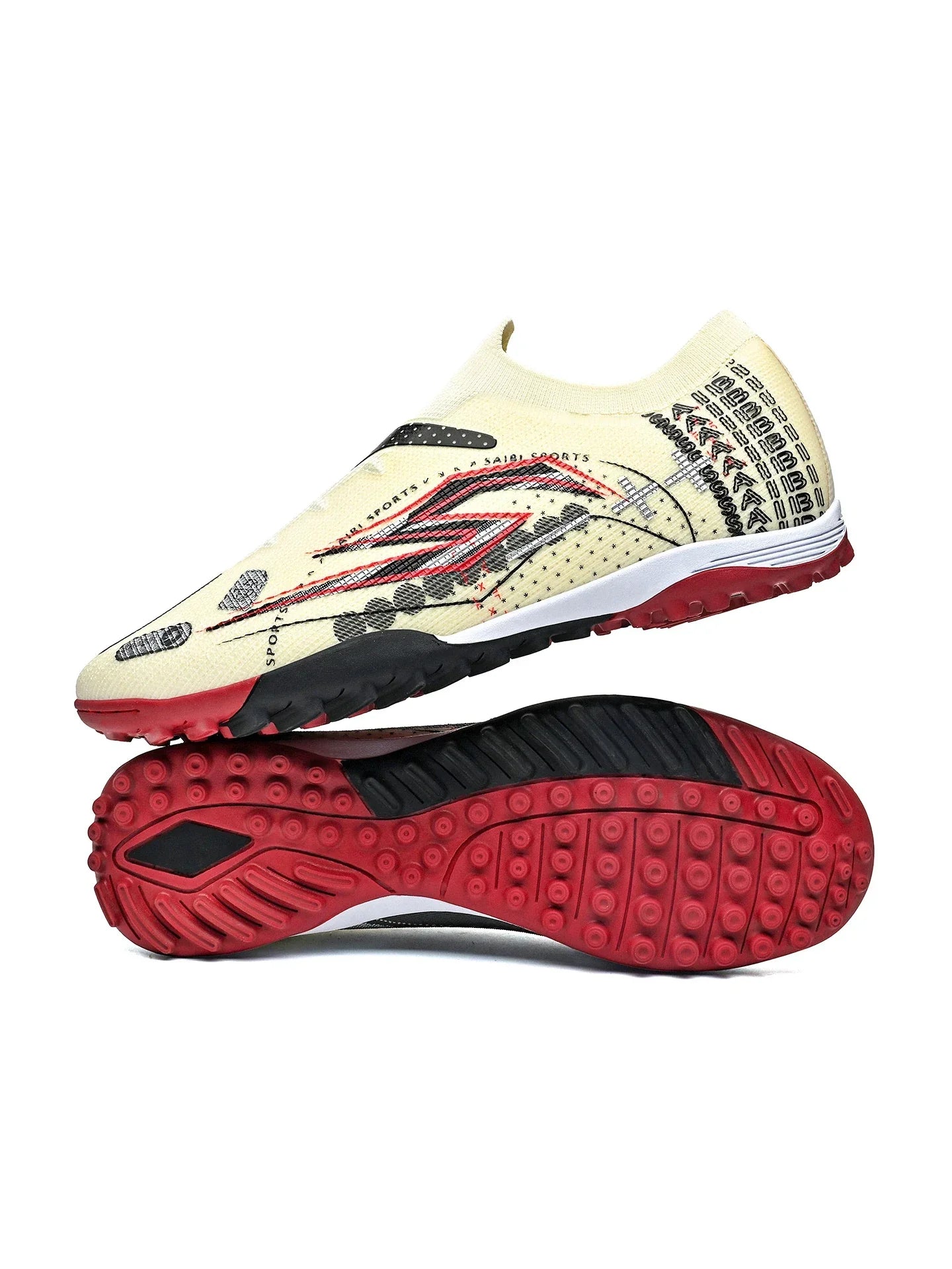 TF Soccer Cleats Men Women Kids PU Synthetic Upper Rubber Outsole Wear-resistant Non-slip Training Shoes