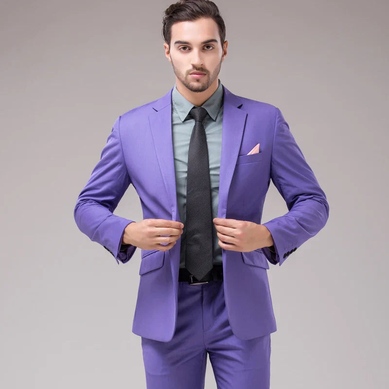 2026 New Men's Suit 3-Pieces Set (Jacket+Pants+Vest) Wedding/Party/Office Coat and Vests Trousers, Asian Sizes M-5XL 6XL.
