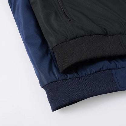 Thick Warm Autumn Winter Jackets for Men Business Office Dress Coat Casual Men's Winter Jacket Solid Color Luxury Outerwear Man