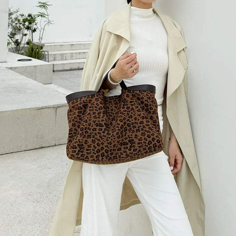 Suede Bag Canvas Large Women's Bag Trend Tote Bag Shoulder Bag New In Handbag Leather Designer Bag Hand Bag Ladies Qualty