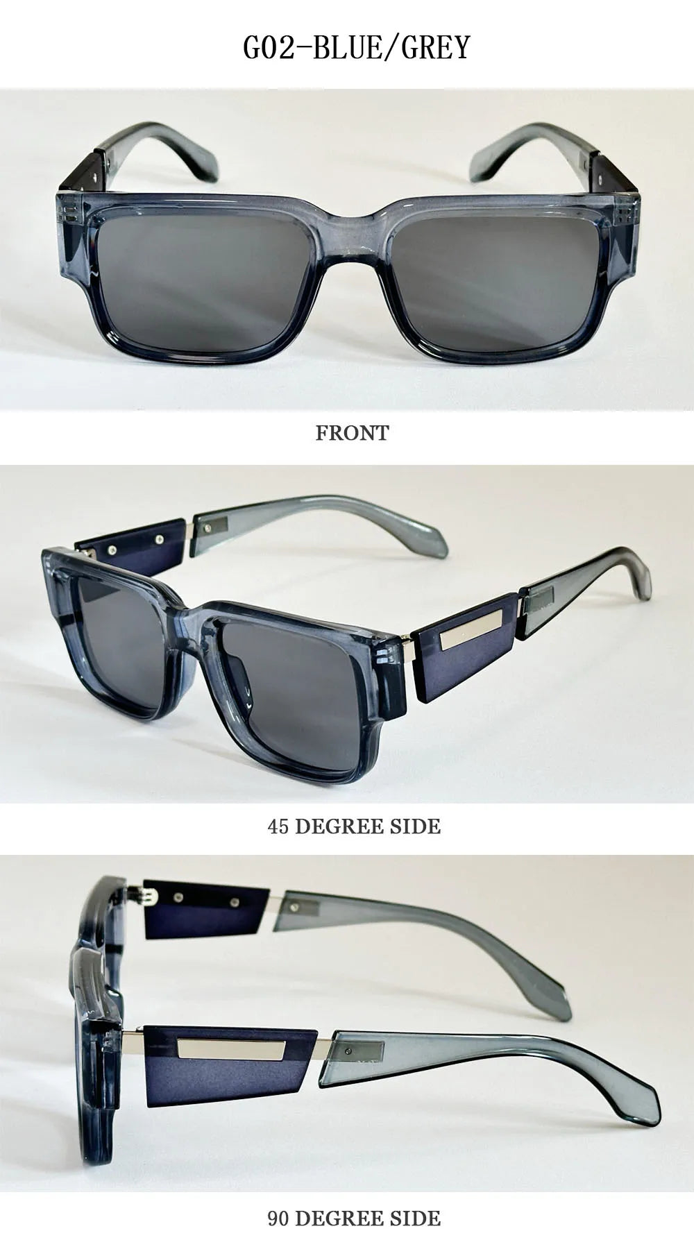 New Square Sunglass Men Luxury Sunglasses Women Vintage Fashion Glasses Summer Vacation Gafas De Sol Hombre Lunette Soleil Femme