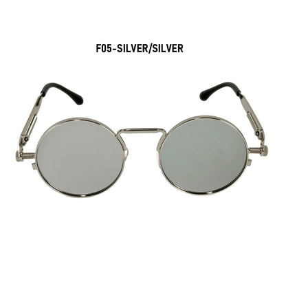 Round Steampunk Sunglasses Men UV400 Protection Punk Fashion Glasses Vintage Luxury Dropshipping Gafas De Sol Lunette De Soleil