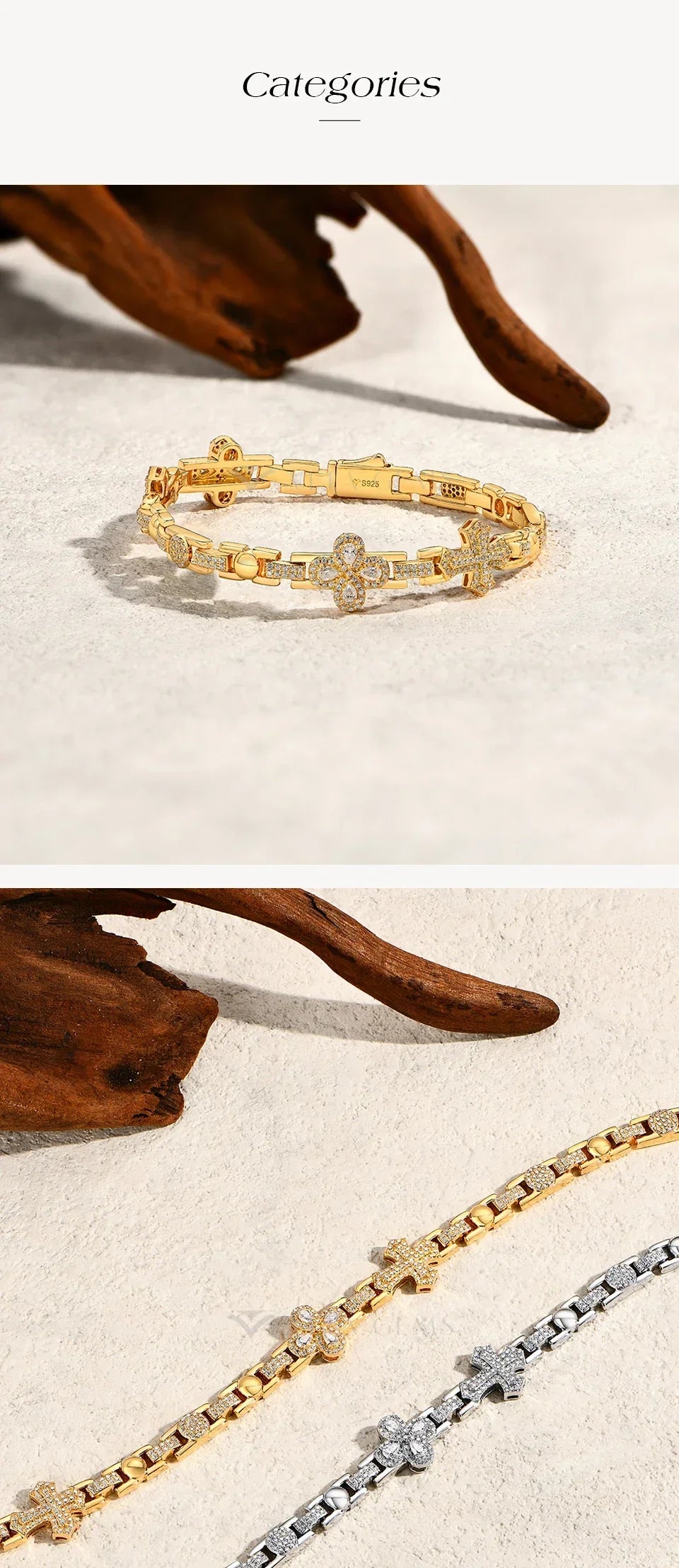 DVVS1 Moissanite Bracelet 925 Silver Bracelets Original Certified Women's Chain For Wedding Engagement  Luxury Jewelry