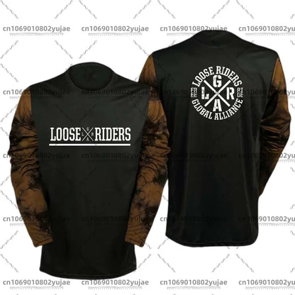 2025 newcomer motorcycle riding jerseys Loose rider shirt DH off-road motorcycle breathable sports T-shirt