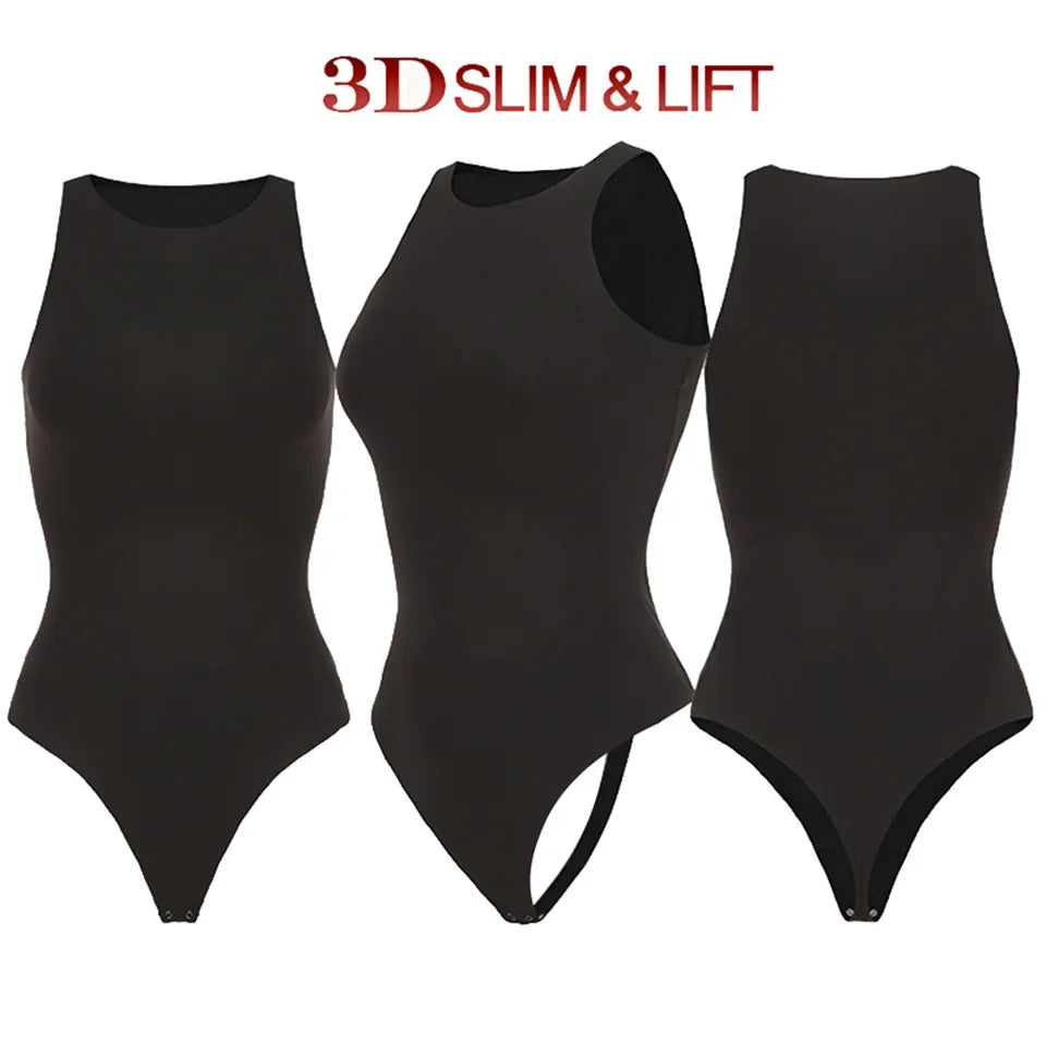 Female Underwear Belly Reducing Shapewear Tank Top Open The Crotch Lift The Buttocks Seamless Bodysuit Women