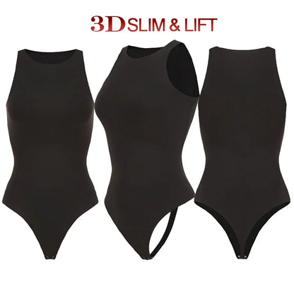 Female Underwear Belly Reducing Shapewear Tank Top Open The Crotch Lift The Buttocks Seamless Bodysuit Women