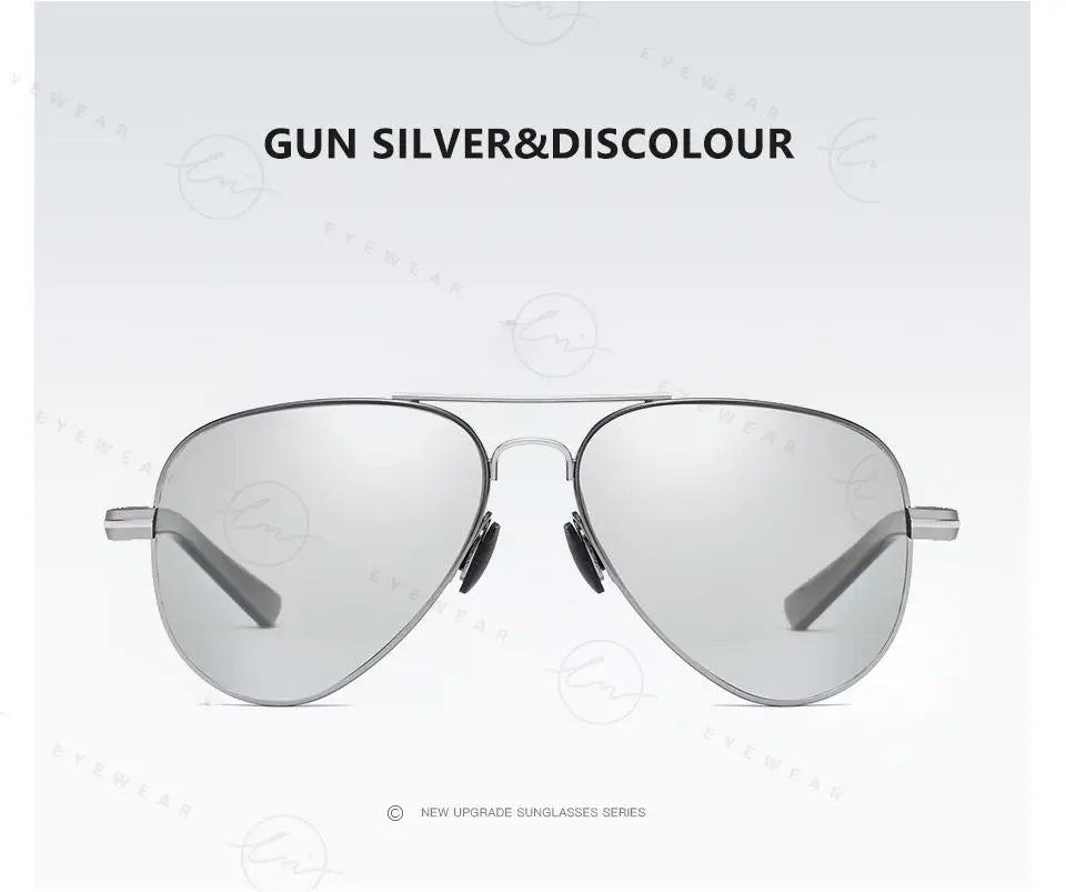 Brand Design Aviation Sunglasses Polarized Man Photochromic UV400 Glasses Woman Anti-glare Driving Goggles zonnebril heren