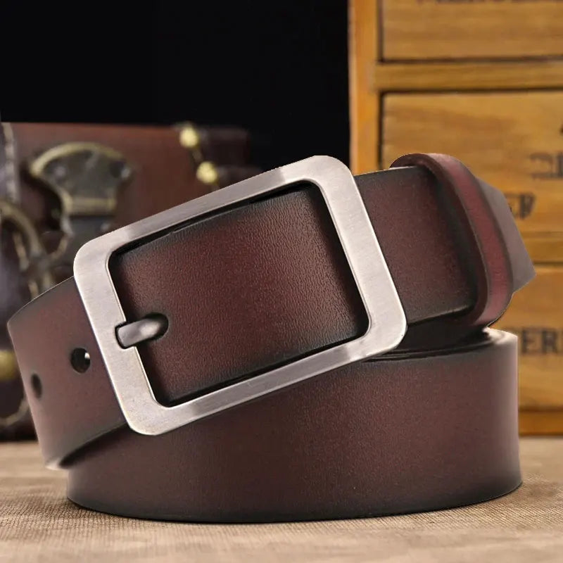 Belt Men's Needle Buckle Pants Belt Middle-Aged Youth Formal Wear Business Retro Casual Simple Versatile Jeans Belt