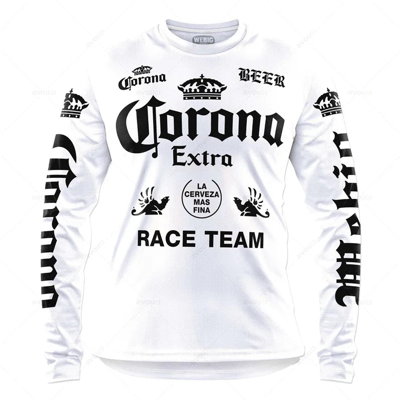 Camping Motorcycle Mountain Bike Team Downhill MTB Jersey Offroad Bicycle Locomotive Shirt Cross Country Fishing Hunting Clothes