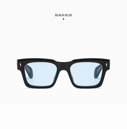 Vintage Square Sunglass Men Vacation Fashion Glasses Retro Sunglasses Women Trendy Fashion Glasses Gafas De Sol Hombre Zonnebril