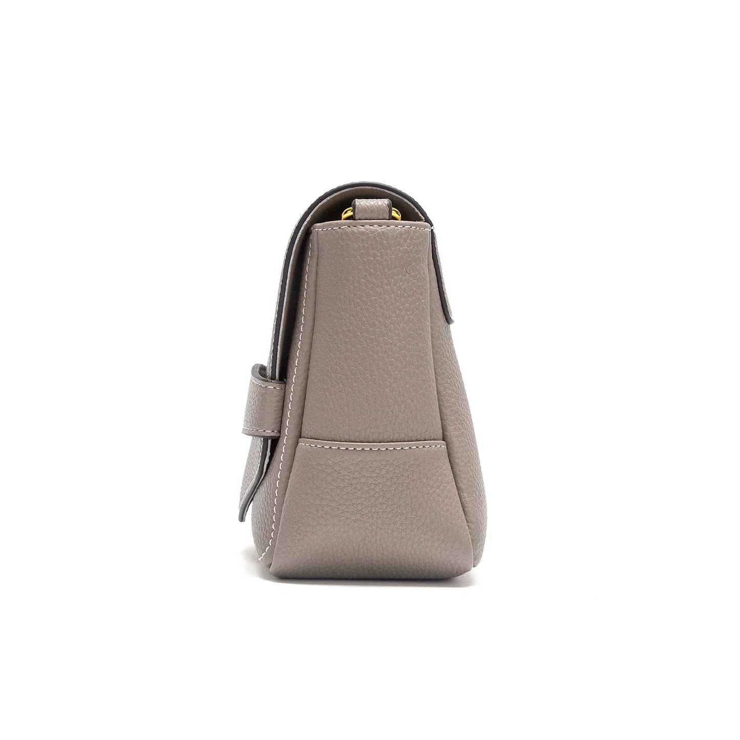 Shoulder Bag Simple High Quality Grey Texture Flip Cover Bag Soft Square Bag Women's Commuter