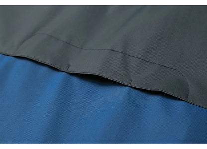 Camping Hiking Jacket Men Autumn Outdoor Sports Coats Climbing Trekking Windbreaker Travel Waterproof Jackets Black