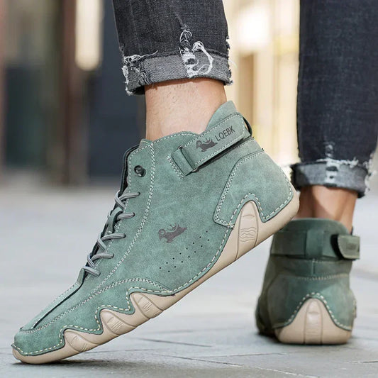 Men's Boots Casual Fashion Luxury Designer Soft Sole Waterproof Mens Loafers New Trend High Quality Couple Lace Up Hiking Shoes