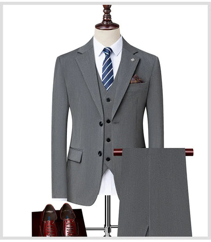 2025 High Quality Fashion Handsome Everything Fashion Business Leisure Has a Single West Two Sets Three Sets