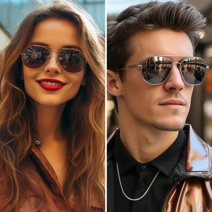XXL Size Extra Large Polarized Sunglasses for Men with Big Wide Heads Metal Glasses lentes de sol para hombre  8221
