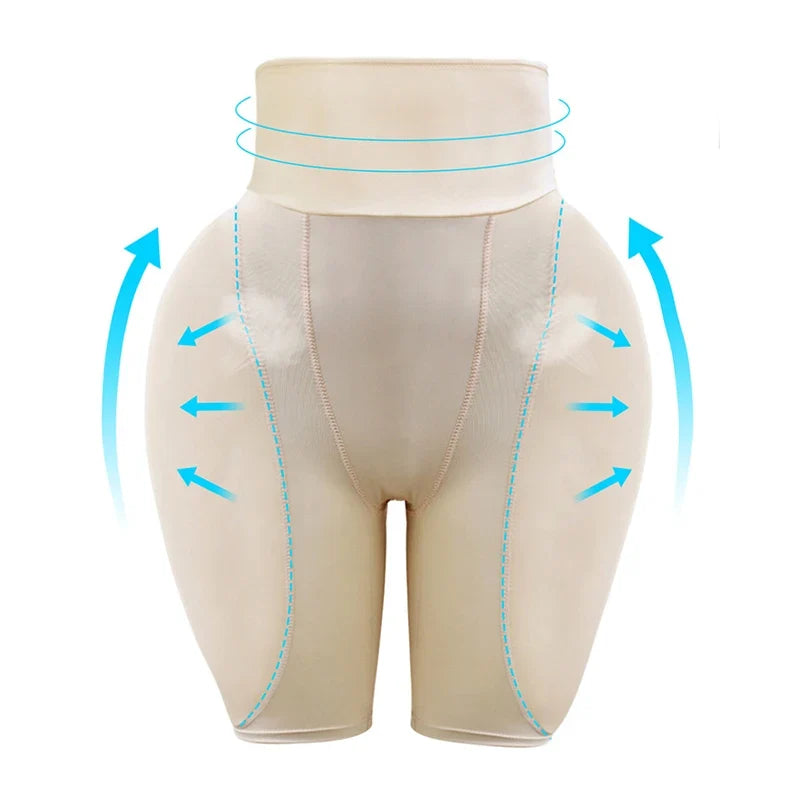 Butt Lifter Shapewear Women  Waist Tummy Control Body Shaper Underwear Pad Panties Fake Buttocks Lingerie Thigh Slimmer