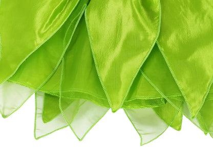 Girls Fairy Dress Up Kids Princess Green Flower Fairy Dress With Wings Princess Costume Party Tinkerbell Tinker Bell Dresses
