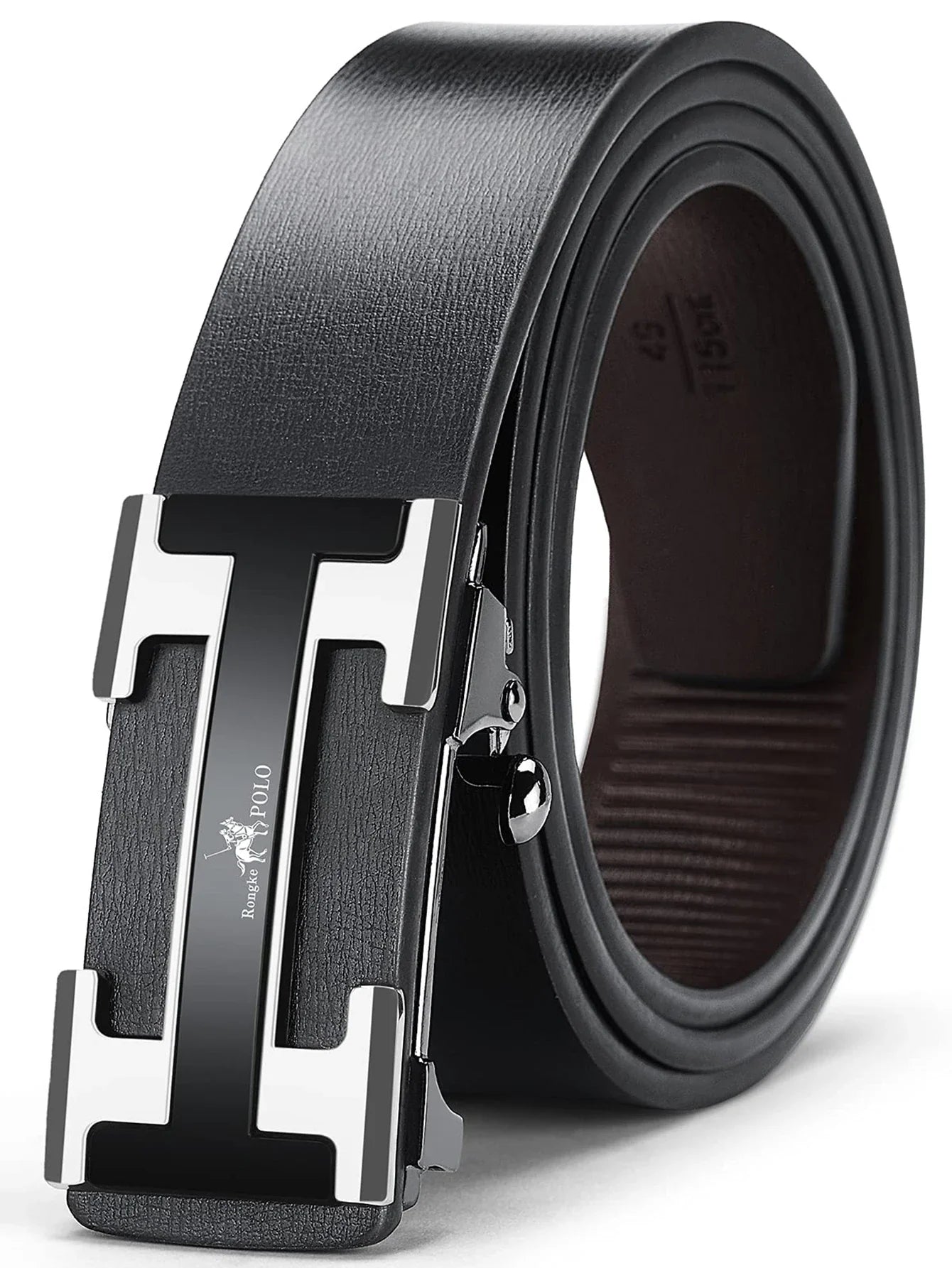 Fashion Business Men'S Belt Genuine Luxury Brand Belt Metal Buckle Belt High-Quality Leather Soft Belt With Cargo Pants Jeans