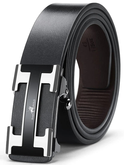 Fashion Business Men'S Belt Genuine Luxury Brand Belt Metal Buckle Belt High-Quality Leather Soft Belt With Cargo Pants Jeans