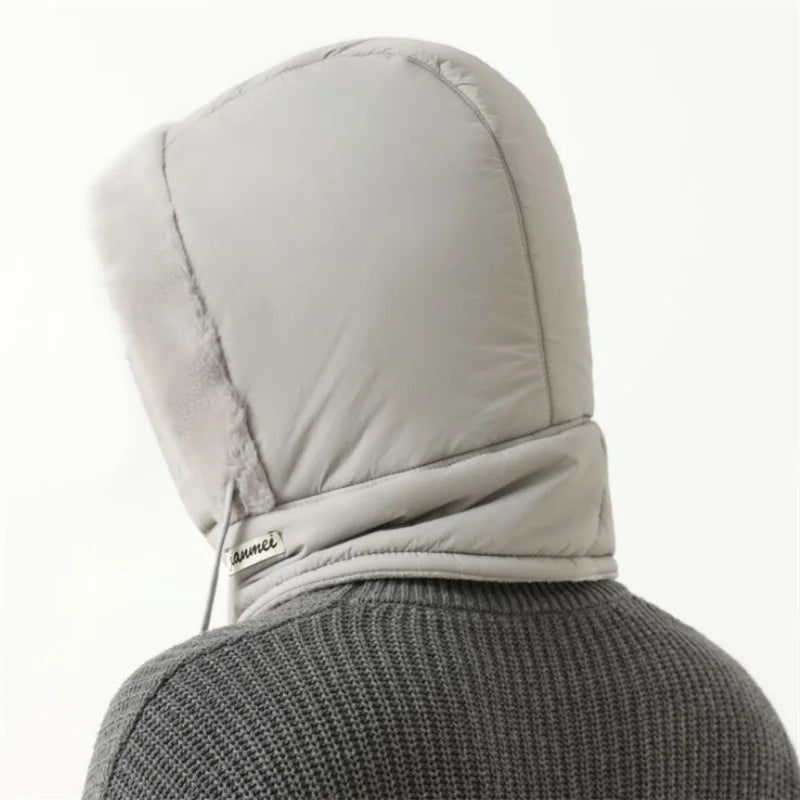 Winter Warm Hat for Men and Women, Autumn and Winter Cycling Ear Protection with Thick Velvet for Cold Protection
