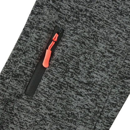 Heavy fleece men's jacket winter retro tooling pocket hooded zipper sports sweater men