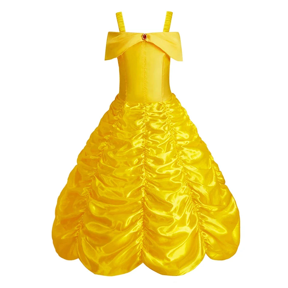 Girls Halloween Belle Dresses Girl Snow White Dress Kids Christmas Carnival Cosplay Clothes Children Princess Costumes