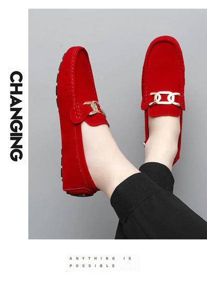 2025 New Handmade Beanie Shoes Men's Soft Sole Slip-On Casual Lazy Shoes Breathable Trbottomy Easiest for Match Large Size