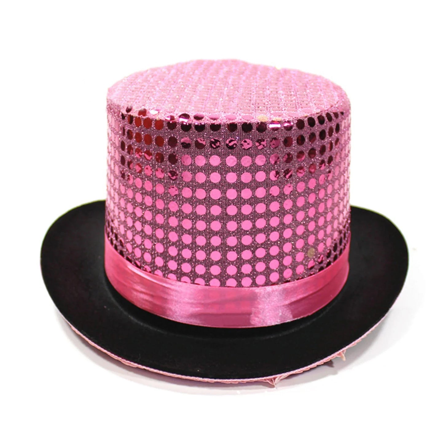 Magic Performance Hats British Style Fedora Glitter Jazz Caps Panama Evening Party Headwear for Women Men Gentleman Dancing Hat