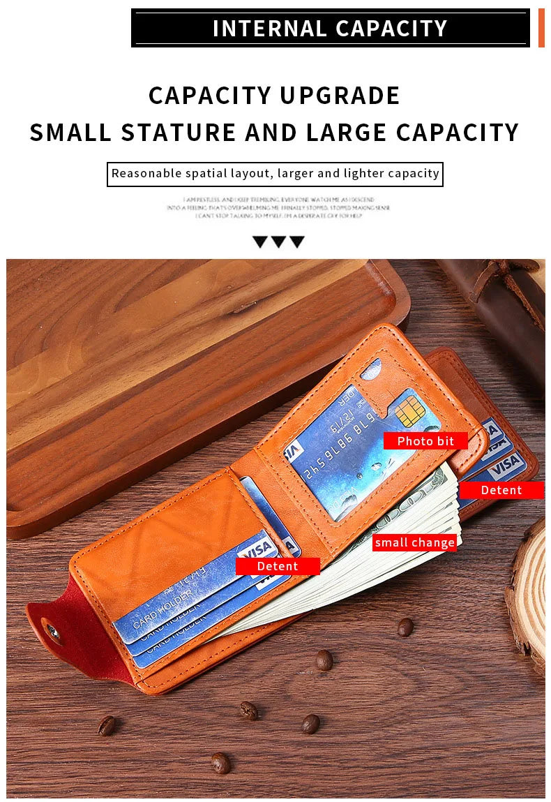 Fashion Wallets with 100 US Dollar Pattern Hasp Male Leather Wallet with Zipper Card Holder Coin Pocket Purse Cartera Women Men
