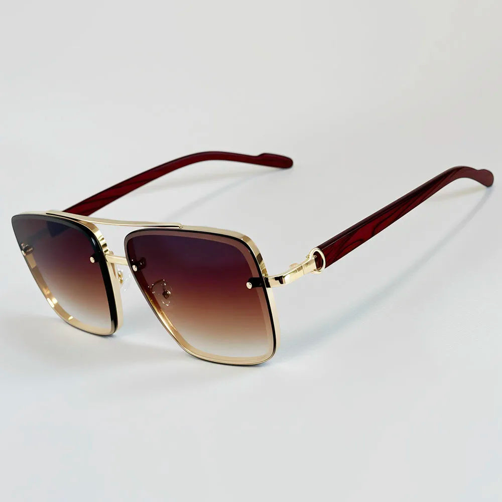 UV400 Protection Square Sunglasses Women 2026 Luxury Brand Design Sunglass Men Vintage Fashion Glasses Dropshipping Gafas De Sol