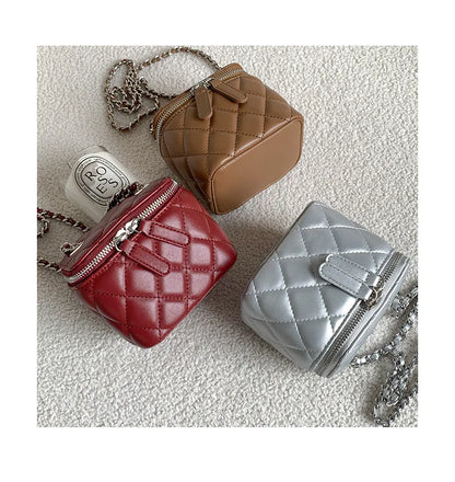 Mini Lingge Shoulder Bag Luxury Designer Bags for Women 2023 Fashion Chains Crossbody Bag Box Handbags Lipstick Coins Purses New