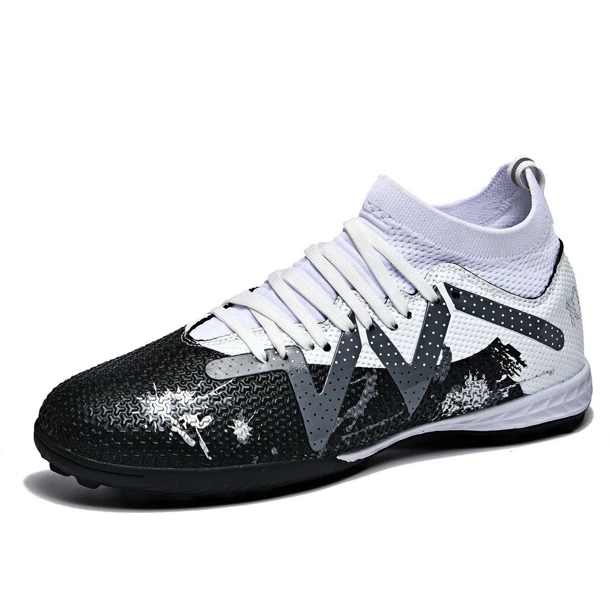 Kid Friendly TF Turf Soccer Boots Soft PU Fabric Rubber Non-slip Sole Abrasion Resistant For Campus Sports Activities