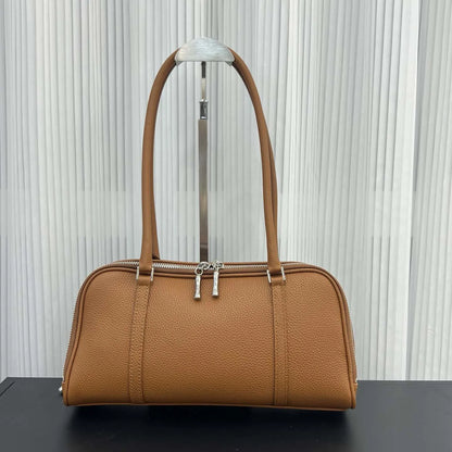 Elegant Versatile Suede Underarm Bags For Women Premium Soft Genuine Leather Shoulder Bag For Office Commute Lady Handbags New