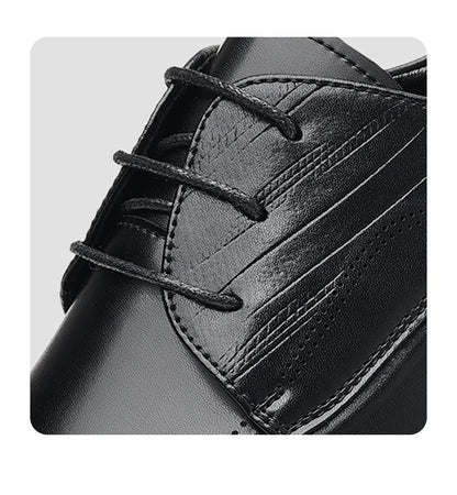 British Retro Formal Leather Shoes for Men Autumn New Designer Platform Dress Shoes Male Fashion Lace Commuter Office Shoe Man