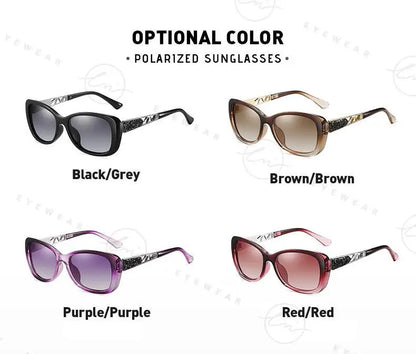 2024 Women's Sunglasses Gradient Polarized Lens Luxury Design Ladies Elegant UV400 Fashion Eyewear Lunette De Soleil Femme