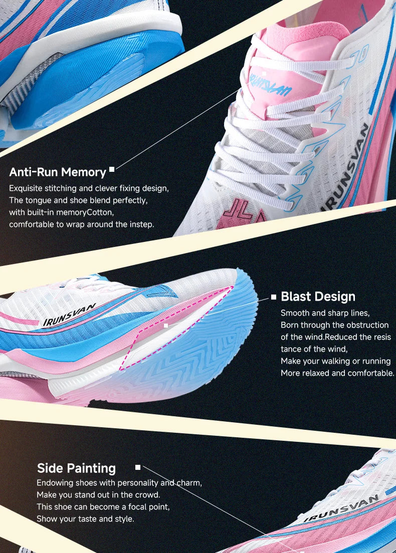 Shadow Wing 2.0 Carbon Plate Professional Marathon Running Shoes Men Lightweight Cushioning Training Outdoor Sneakers