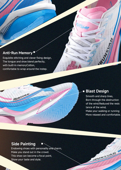 Shadow Wing 2.0 Carbon Plate Professional Marathon Running Shoes Men Lightweight Cushioning Training Outdoor Sneakers