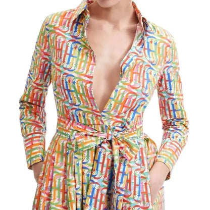 New Women's Dress Popular High Grade Elegant Luxury Female Long Sleeved Dress Classic Fashion Vintage Ladies Versatile Dresses