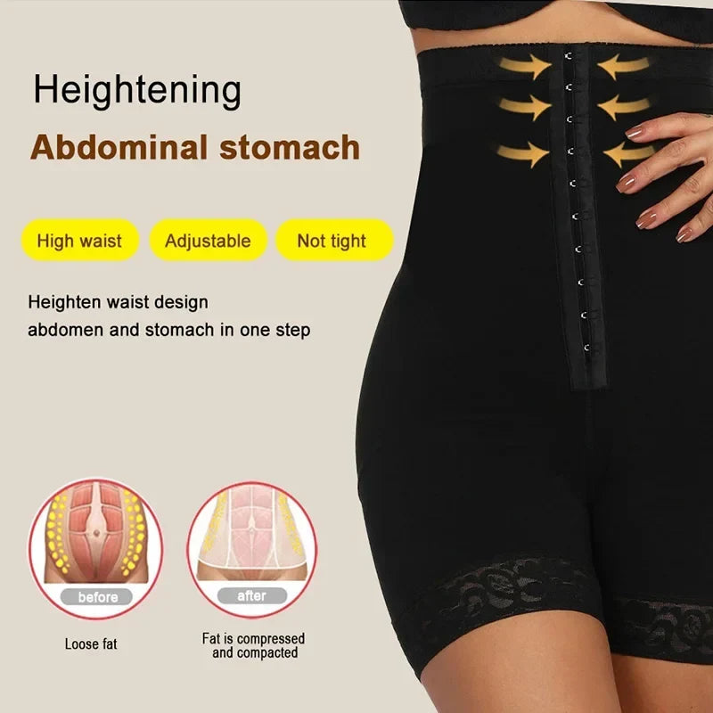 Fajas Colombianas Butt Lifter Shapewear High Waist Tummy Control Panties Waist Trainer Body Shaper