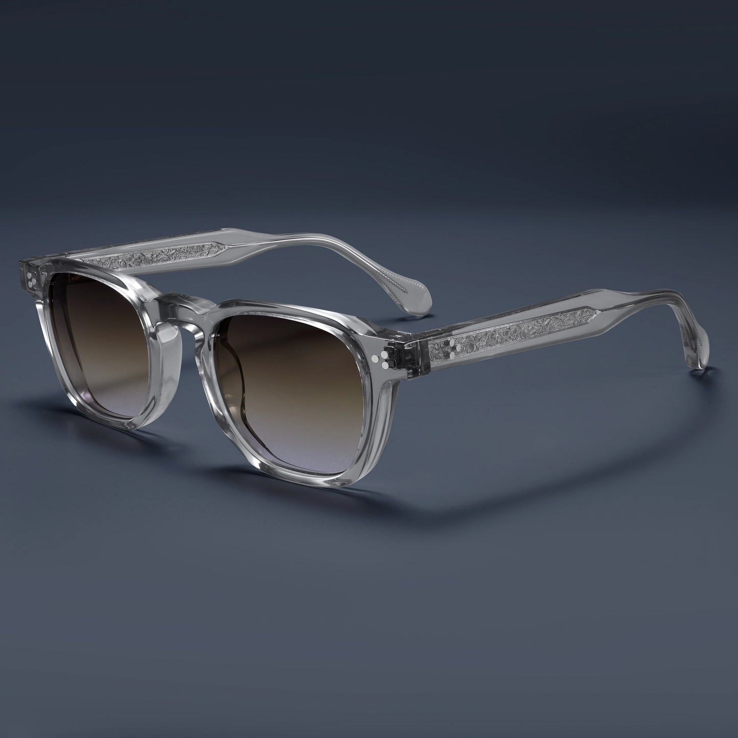 Polarized Sunglasses Unisex Thick Acetate  Frame UV400 Protection Outdoor Driving Daily Wear Lightweight Anti Scratch