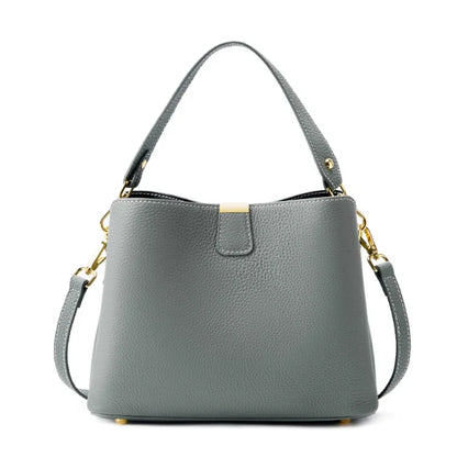 Genuine Leather Women's Bag Luxury Designer Shoulder Bag Large Capacity Cowhide Handbags High Quality Women Crossbody Bags