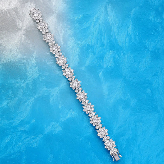 Bracelet en moissanite S925, cadeau de mode pour fête, fiançailles, mariage, anniversaire, certificat d'anniversaire de mariage, cadeau de fête des mères