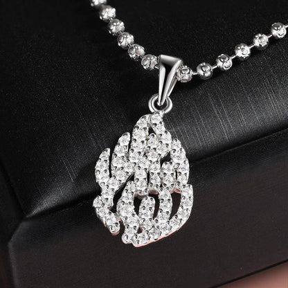 18k Plated All Real Moissanite Necklace for Women Wedding Classic Lab Diamond Pendant Sterling Silver 925 Chain Wholesale