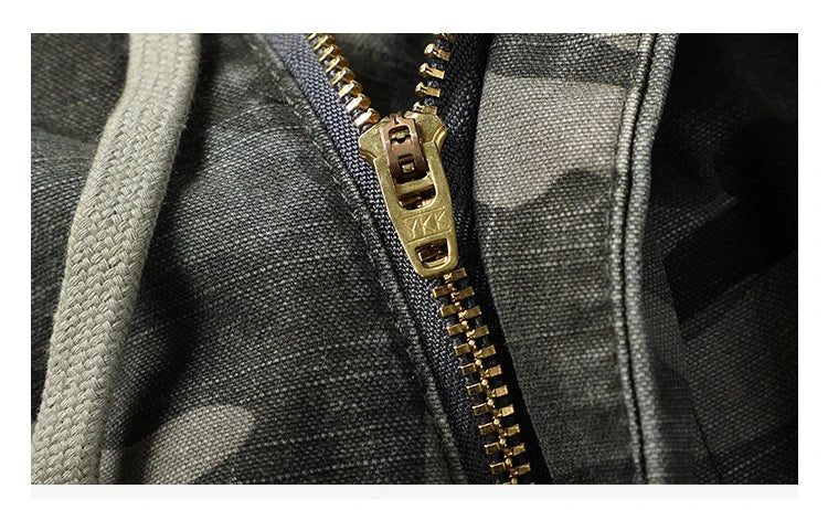 American Tactical Cargo Pants Men Heavyweight Cotton Loose Fit Straight Leg Camouflage Vintage Washed Outdoor Streetwear Premium