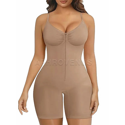 Fajas Colombianas Women Tummy Control Bodysuit Shapewear High Waisted Butt Lift Tights with Adjustable Straps & Breathable Mesh