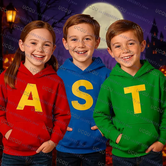 Alvin and The Chipmunks 2026 Fashion Unisex Casual Sportswear Men's Hoody Alvin Chipmunk Halloween Costume Kid's Pullover Tops