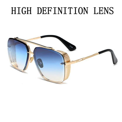 Steampunk Sunglasses For Men 2023 Punk Sunglasses Women Vintage Fashion Glasses Luxury Retro Square Shades Trending Gafas De Sol